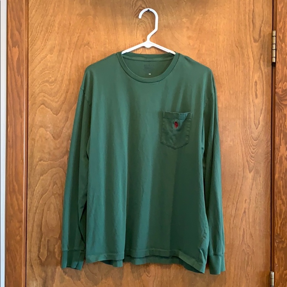 Men’s polo brand long sleeve T shirt
